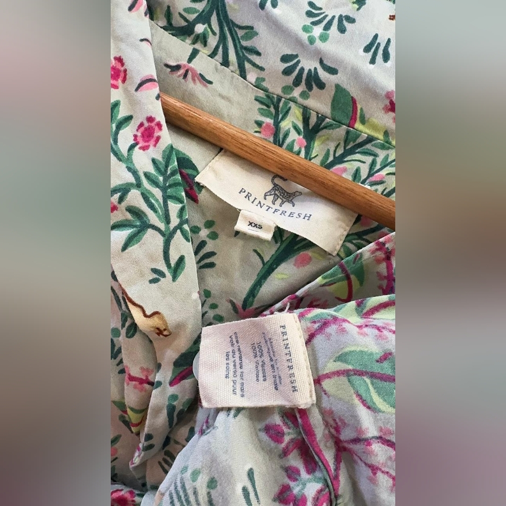 Printfresh Botanical Print Pajama Set - image 7